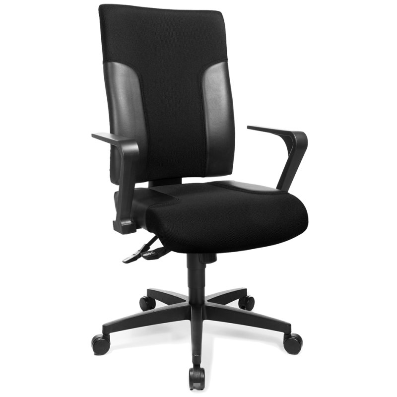 Topstar bureaustoel Two 20, zwart, 3D-netrug, 110 kg draagkracht